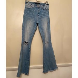 Flying Monkey distressed flare jeans size 27